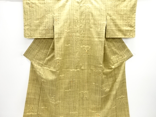 JAPANESE KIMONO / MAWATA TSUMUGI / WOVEN STRIPE